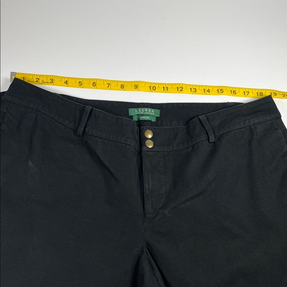 Lauren Ralph Lauren Connor Women’s Black Casual Capri Pants Sz 16W - Picture 3 of 7